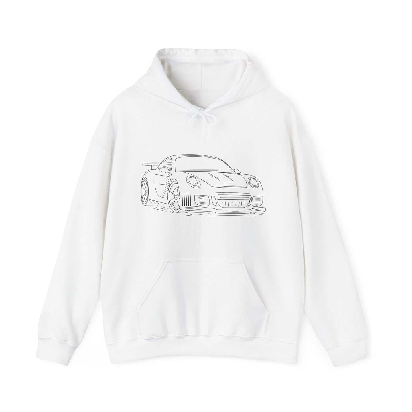 Porsche Outline Hooded Sweatshirt