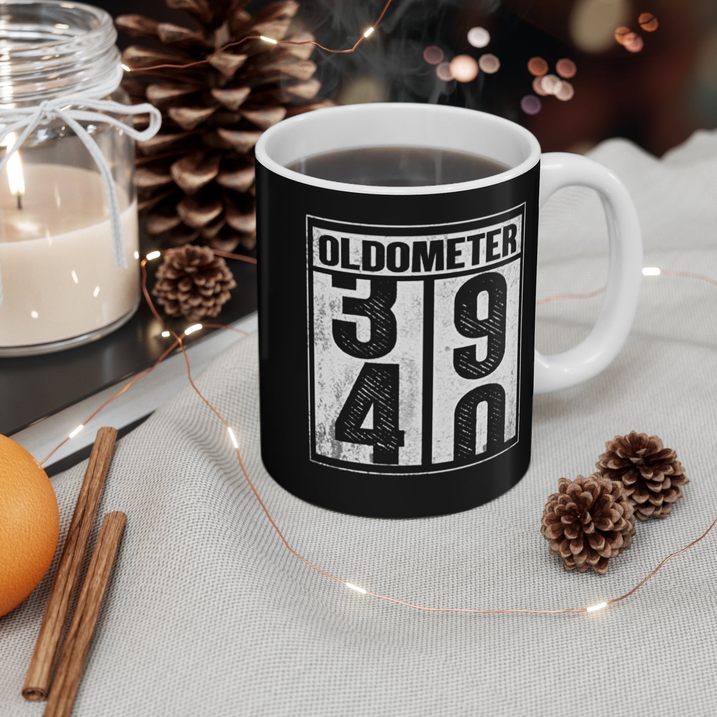 Oldometer 40th Birthday Mug 11oz