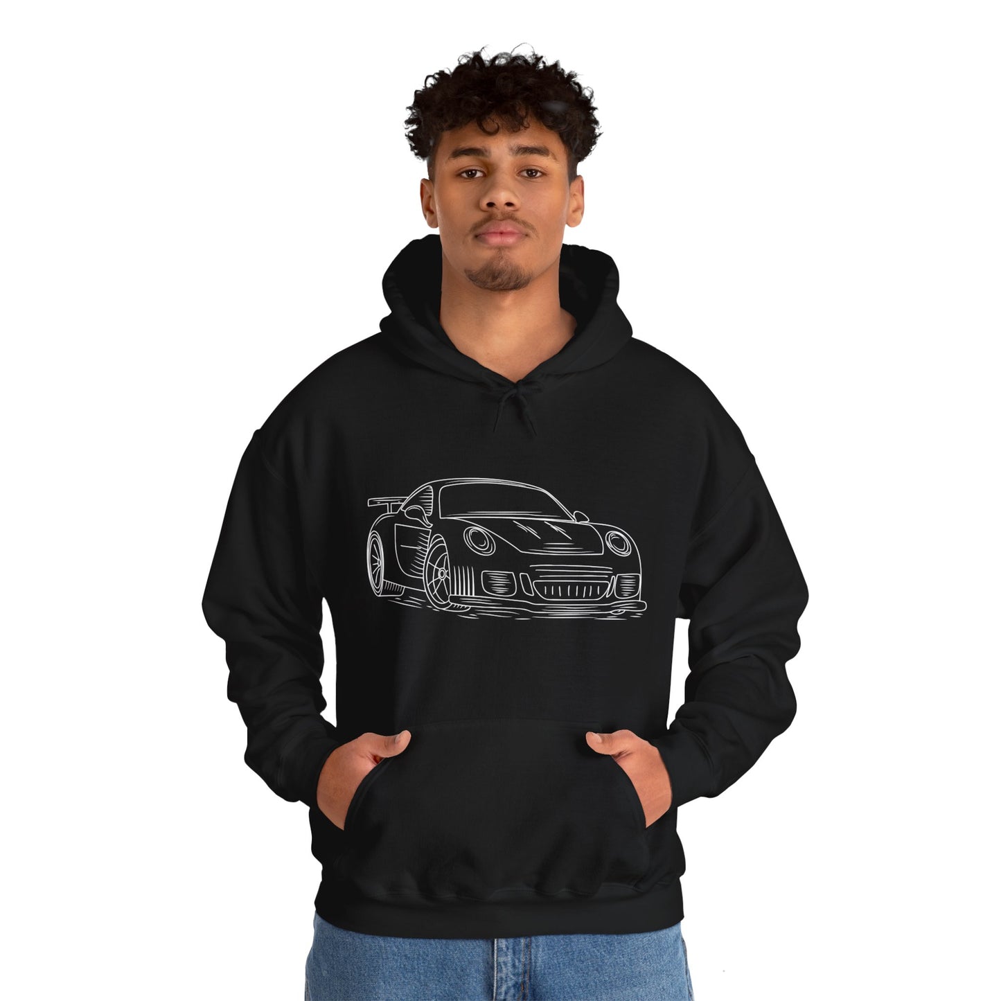 Porsche Outline Hooded Sweatshirt