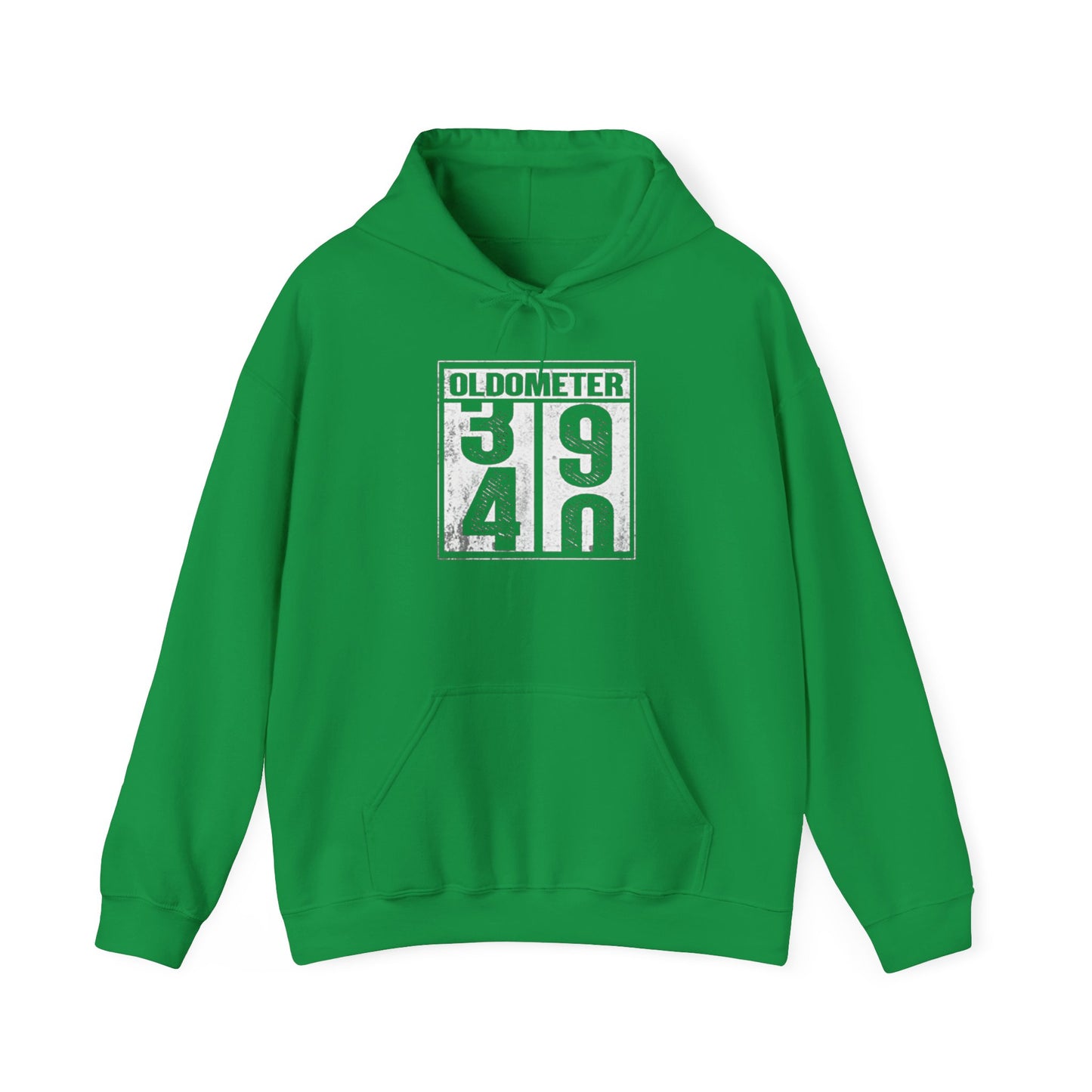USA. Oldometer 40th Birthday Hooded Sweatshirt