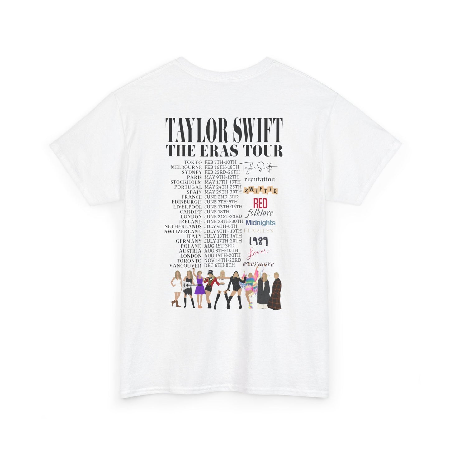 Taylor Swift The Era's Tour Heavy Cotton Tee