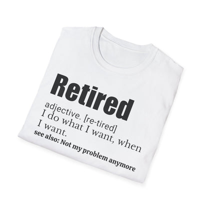 Retired Definition T-Shirt