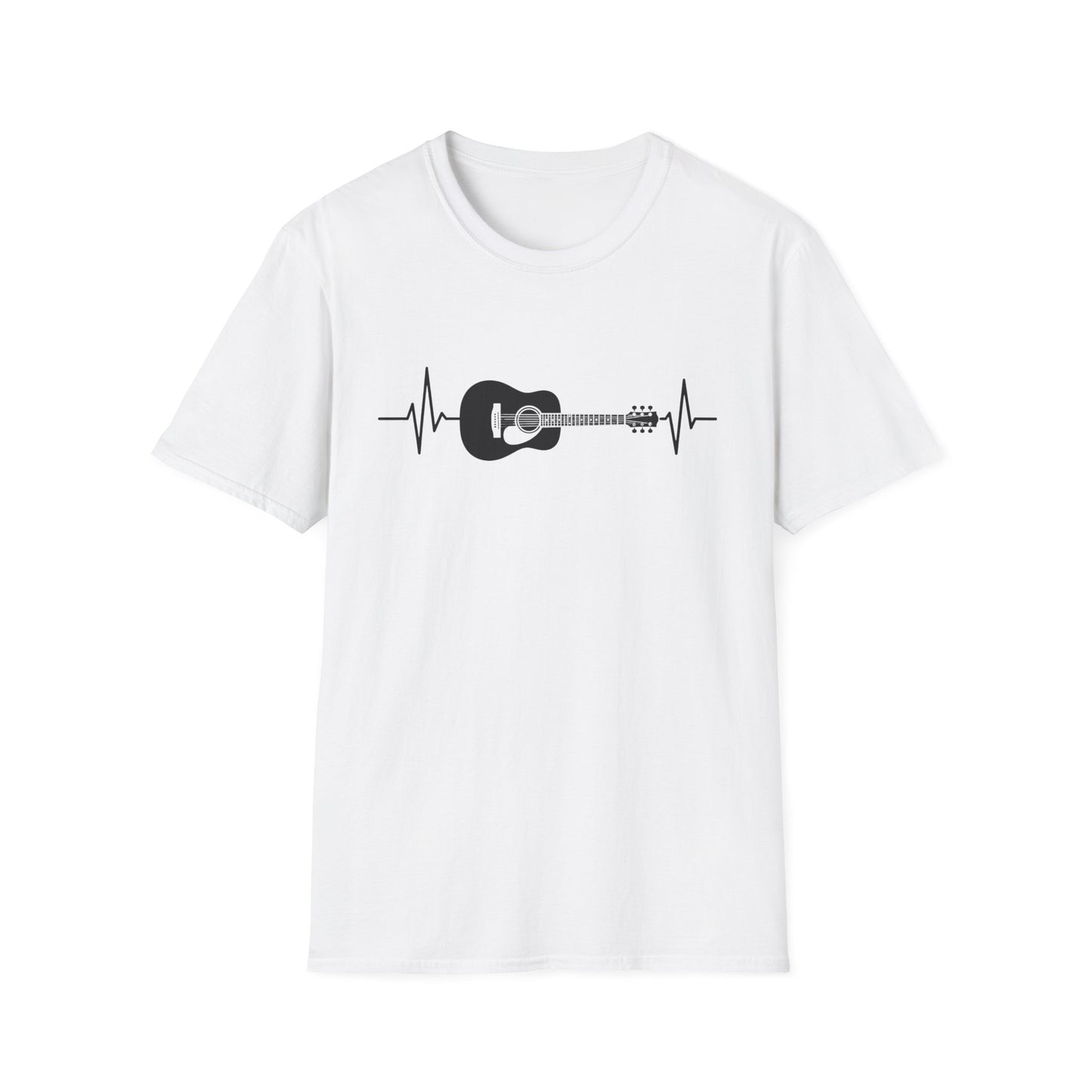 Acoustic Guitar Heartbeat T-Shirt
