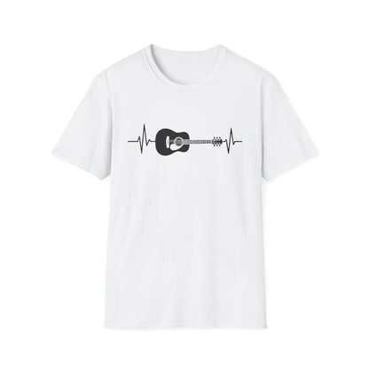 Acoustic Guitar Heartbeat T-Shirt