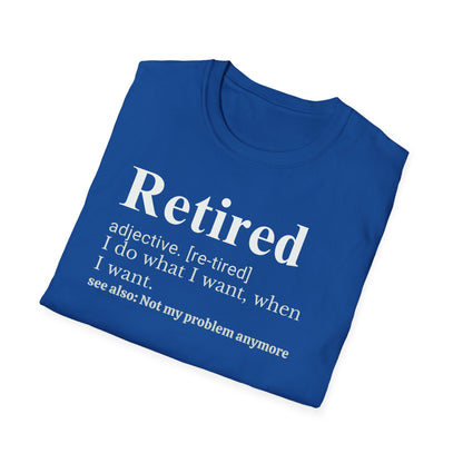 Retired Definition T-Shirt