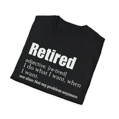 Retired Definition T-Shirt