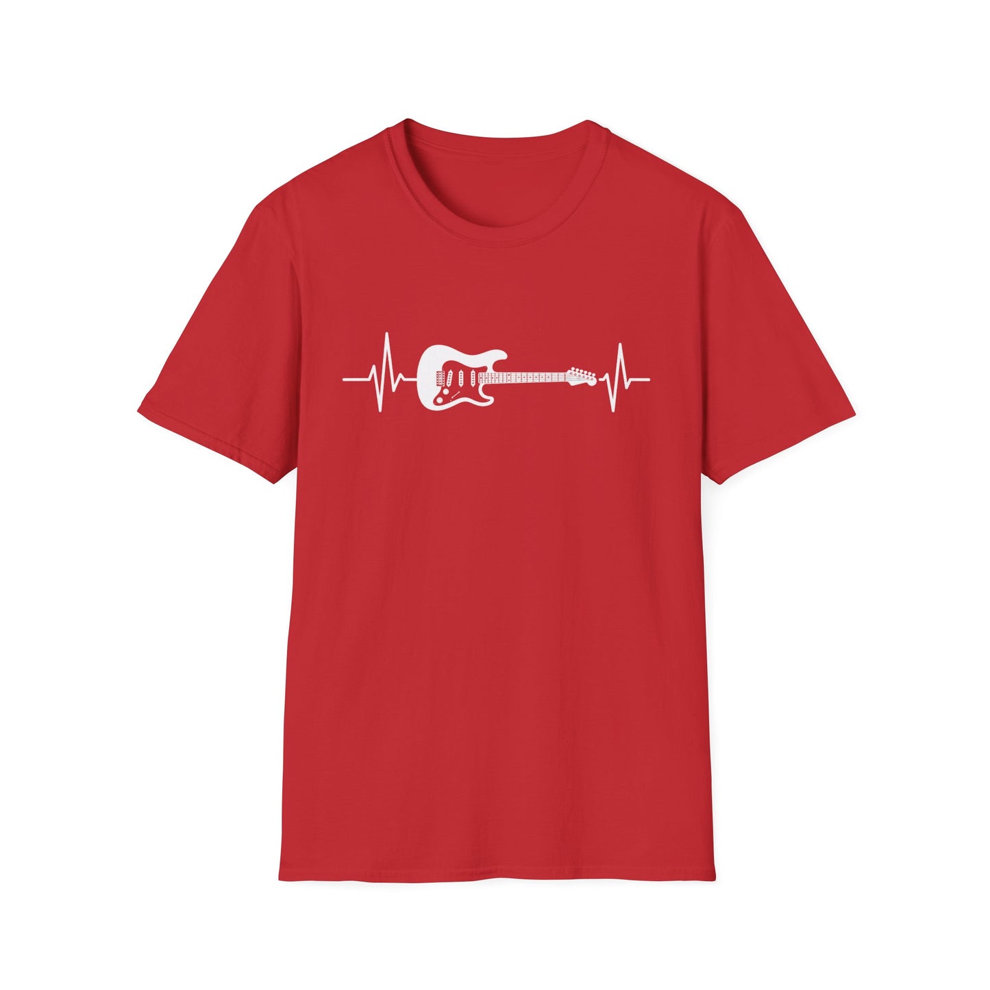 Electric Guitar Heartbeat T-Shirt