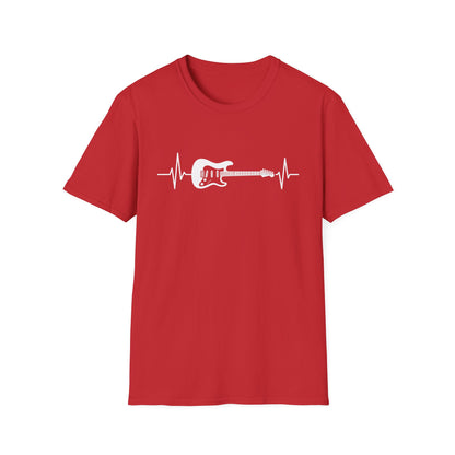 Electric Guitar Heartbeat T-Shirt