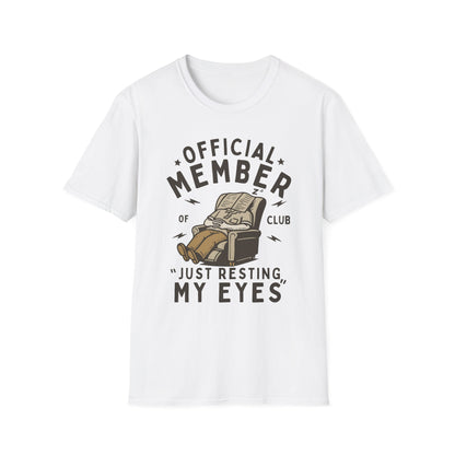 Official Member Club Just Resting My Eyes T-Shirt