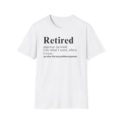 Retired Definition T-Shirt
