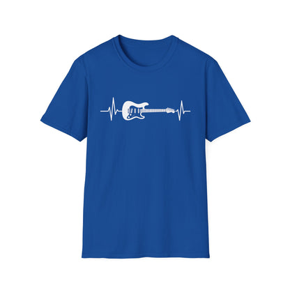 Electric Guitar Heartbeat T-Shirt