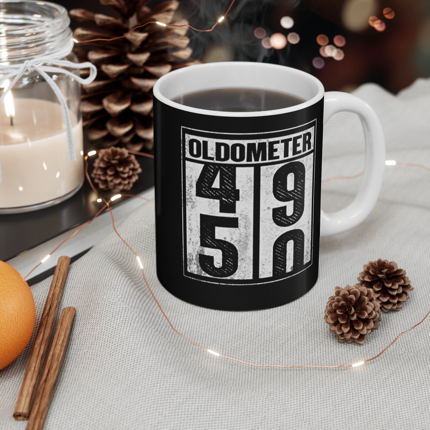 Oldometer 50th Birthday Mug 11oz