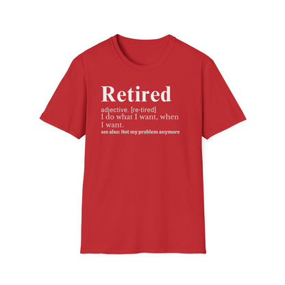 Retired Definition T-Shirt