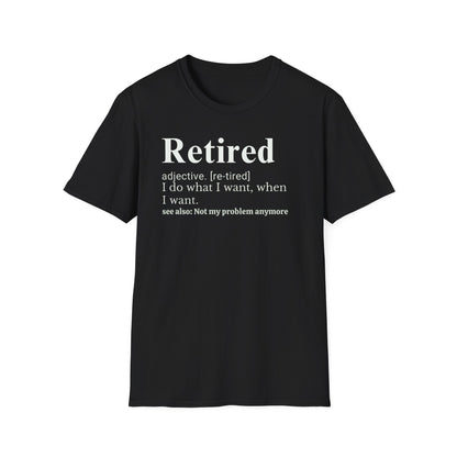 Retired Definition T-Shirt
