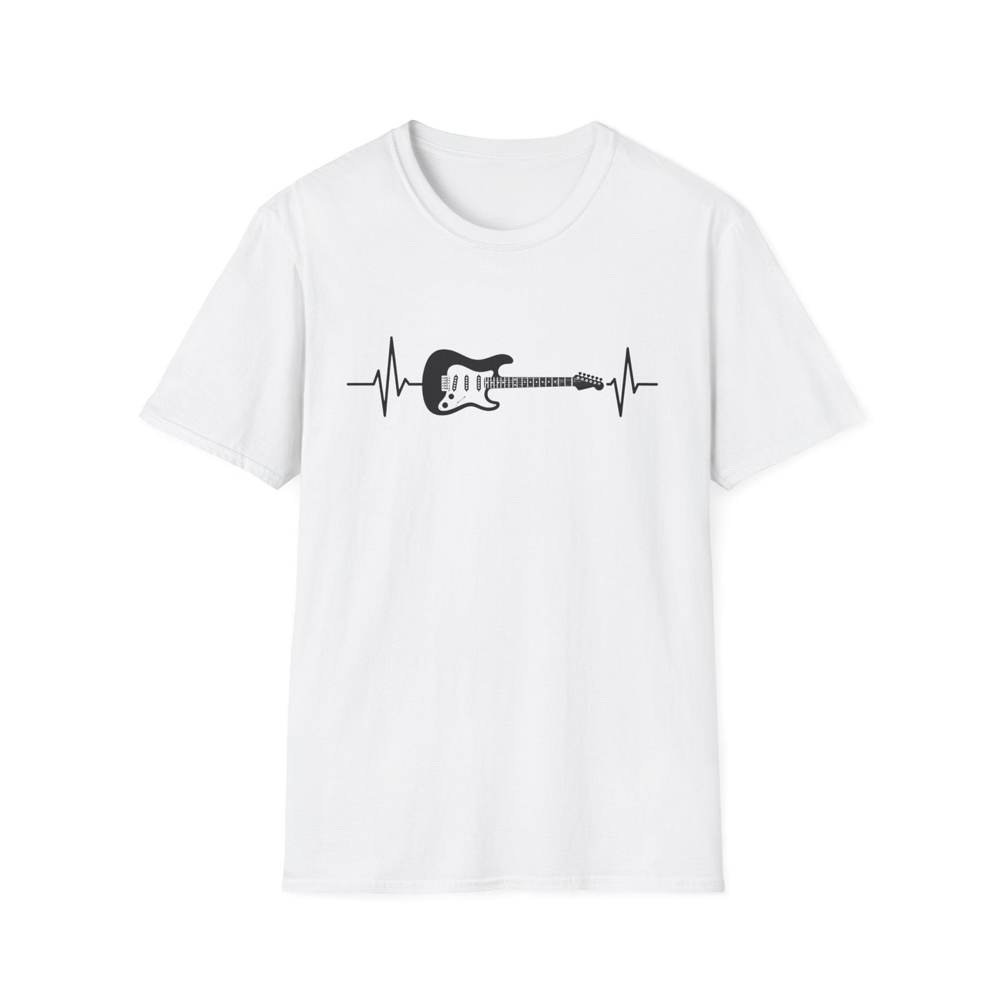 Electric Guitar Heartbeat T-Shirt