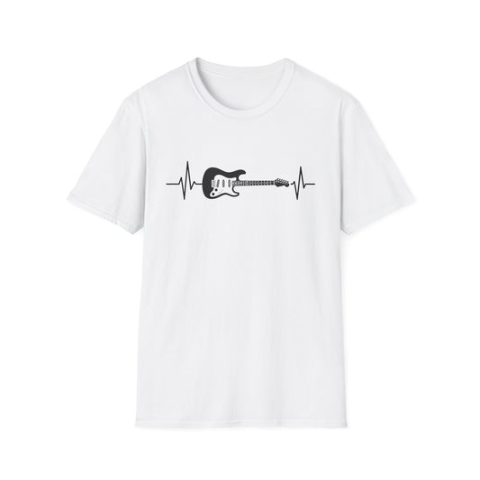 Electric Guitar Heartbeat T-Shirt