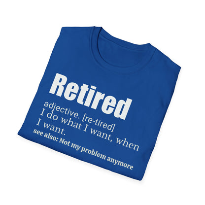 Retired Definition T-Shirt