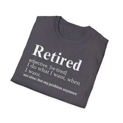 Retired Definition T-Shirt