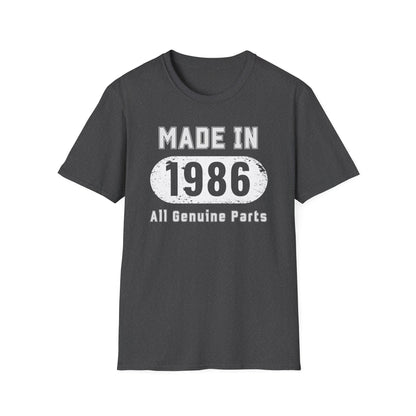 Made In 1986 All Geniune Parts T-Shirt