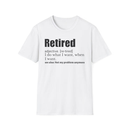 Retired Definition T-Shirt