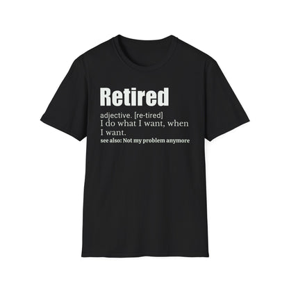 Retired Definition T-Shirt