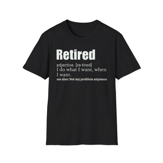 Retired Definition T-Shirt