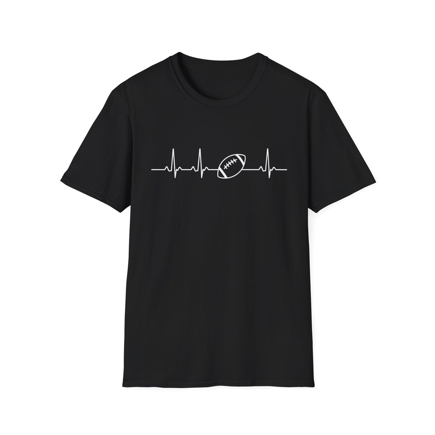 Football Heartbeat T-Shirt