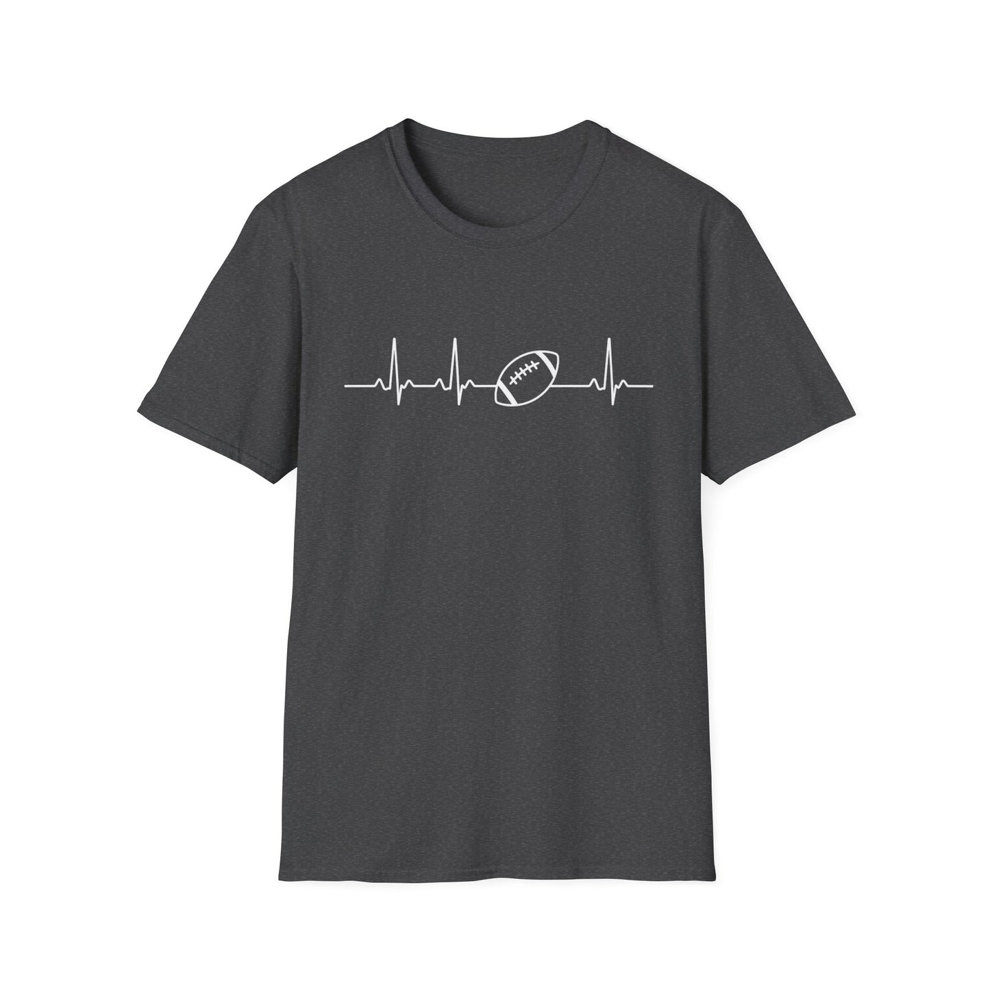 Football Heartbeat T-Shirt