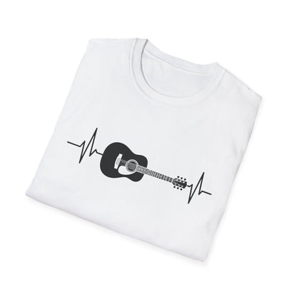 Acoustic Guitar Heartbeat T-Shirt