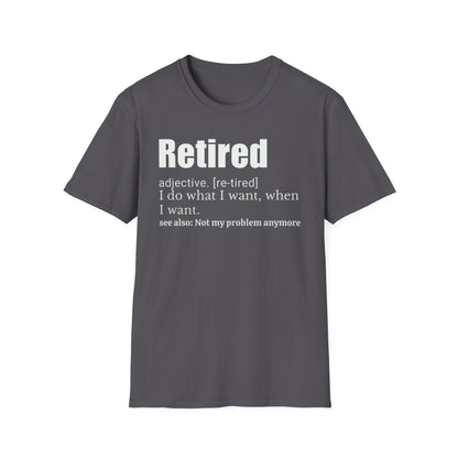 Retired Definition T-Shirt