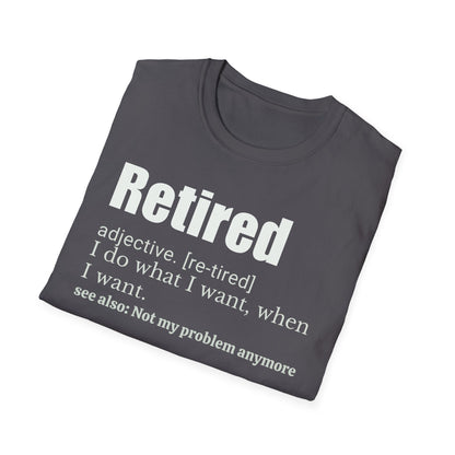 Retired Definition T-Shirt