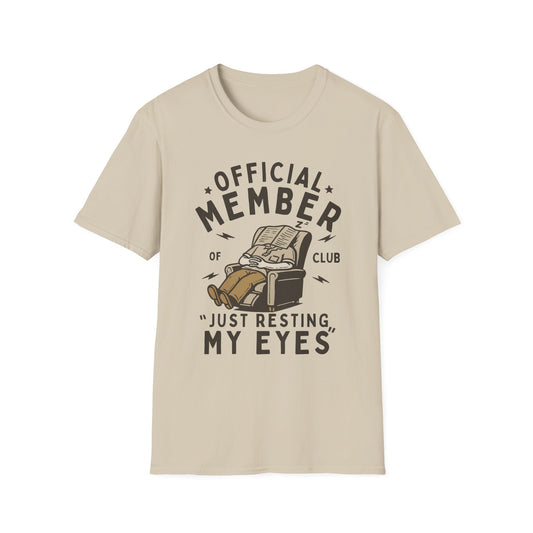 Official Member Club Just Resting My Eyes T-Shirt