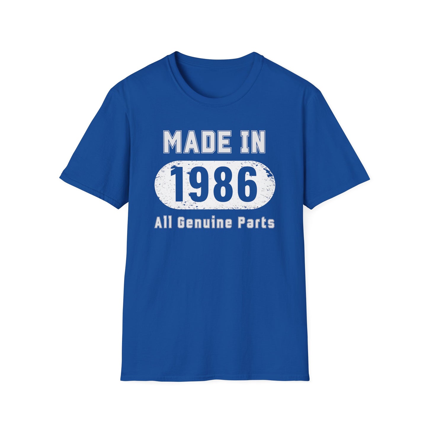Made In 1986 All Geniune Parts T-Shirt
