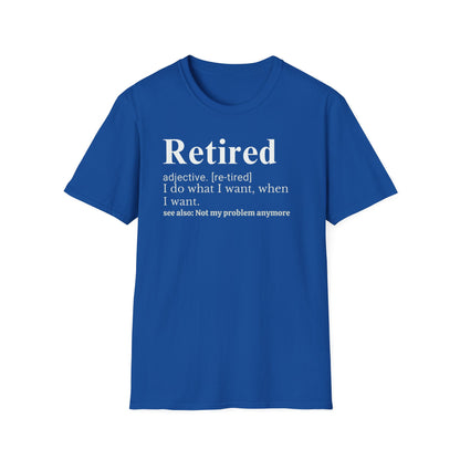 Retired Definition T-Shirt