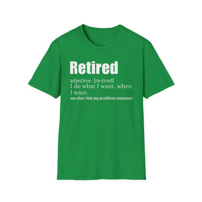 Retired Definition T-Shirt