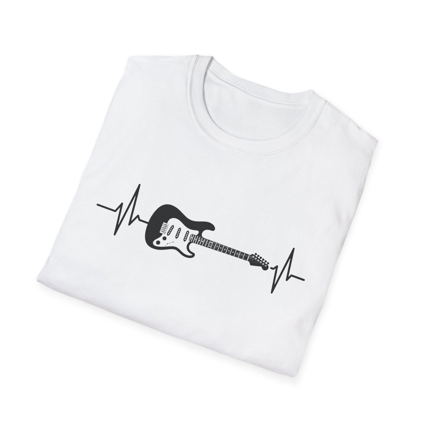 Electric Guitar Heartbeat T-Shirt