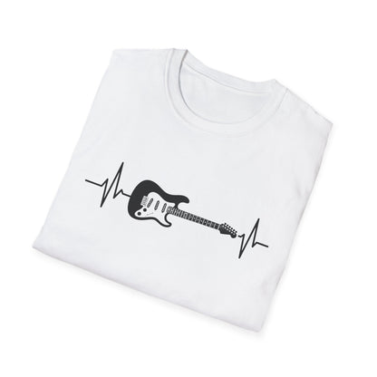 Electric Guitar Heartbeat T-Shirt