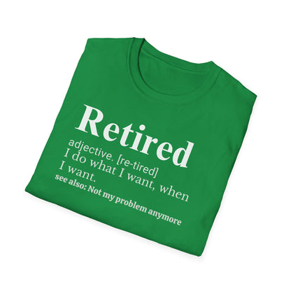Retired Definition T-Shirt